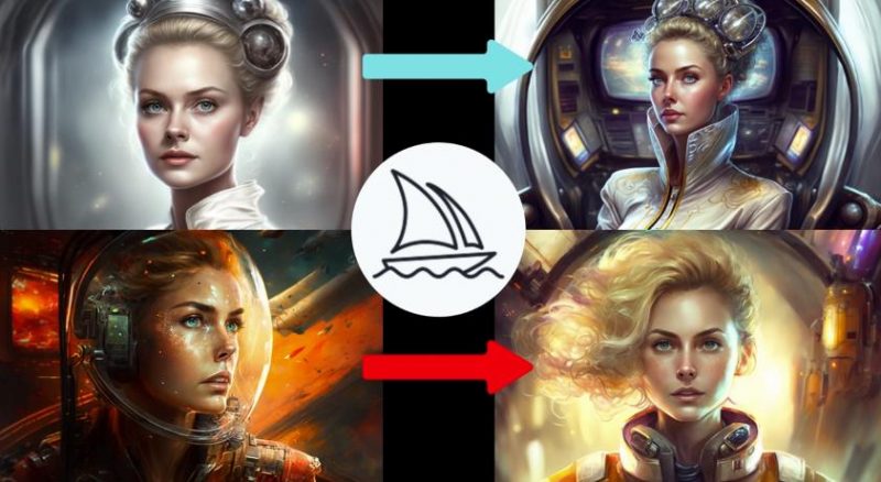 MIDJOURNEY V4实现连续性的人物创作:漫画,故事,动画操作教程参数设置-萝卜兔资源站