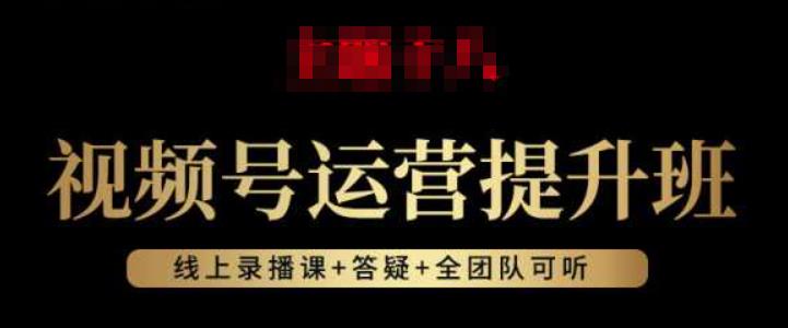 视频号运营提升班：视频号起号逻辑，视频号选品技巧及带货-萝卜兔资源站