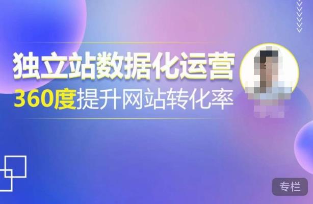 独立站数据化运营，360度提升网站转化率，亿级独立站大卖，带你用数据说话，提升转化率超过4%【揭秘】-萝卜兔资源站