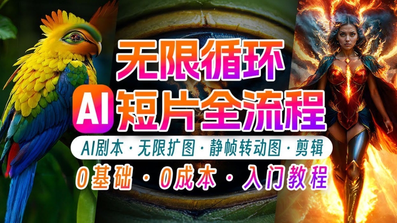 AI剪辑无限循环画面：新手轻松月入上万的秘技【揭秘】-萝卜兔资源站