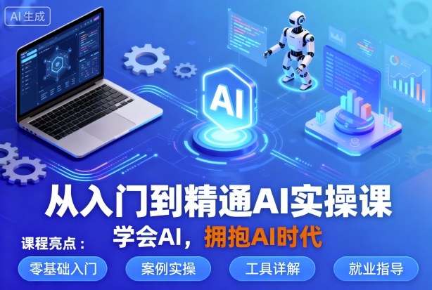 从入门到精通AI实操课，学会AI，拥抱AI时代-萝卜兔资源站