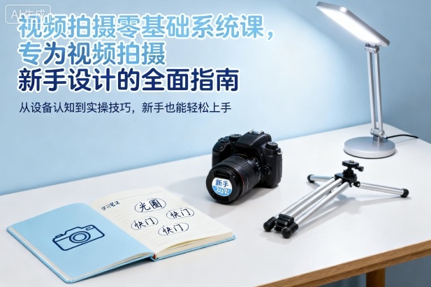 视频拍摄零基础系统课，专为视频拍摄新手设计的全面指南-萝卜兔资源站