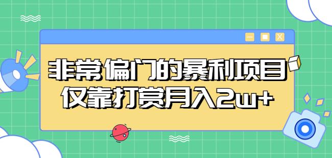 非常偏门的暴利项目，仅靠打赏月入2w+【揭秘】-萝卜兔资源站