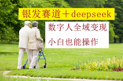 银发赛道+deepseek数字人全域变现，小白也能操作-萝卜兔资源站