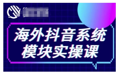 海外抖音Tiktok系统模块实操课，TK短视频带货，TK直播带货，TK小店端实操等-萝卜兔资源站