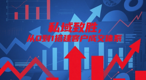 私域致胜，从0到1搭建客户成交体系-萝卜兔资源站