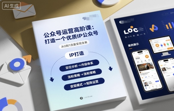 公众号运营高阶课，打造一个优质IP公众号-萝卜兔资源站