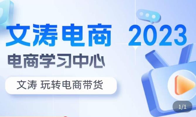 文涛电商·7天零基础自然流起号，​快速掌握店铺运营的核心玩法，突破自然展现量，玩转直播带货【揭秘】-萝卜兔资源站