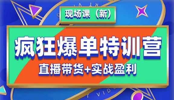 抖音短视频疯狂爆单特训营现场课（新）直播带货+实战案例-萝卜兔资源站