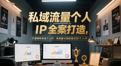 私域流量个人IP全案打造，打造特色专业个人IP，未来最值钱的是你的个人IP-萝卜兔资源站