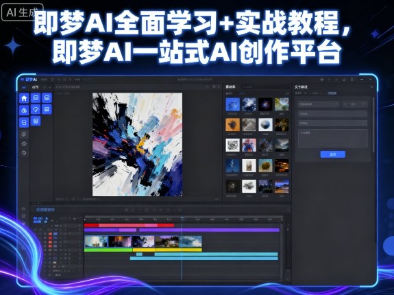 即梦AI全面学习+实战教程，即梦AI一站式AI创作平台-萝卜兔资源站