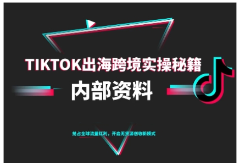 TikTok跨境电商0-1搭建运营,TK出海跨境实操秘籍(10月更新)-萝卜兔资源站