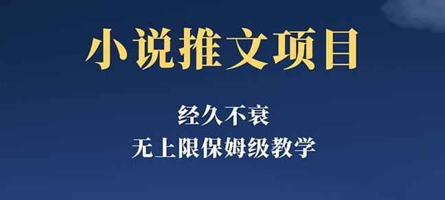 经久不衰的小说推文项目，单号月5-8k，保姆级教程，纯小白都能操作-萝卜兔资源站