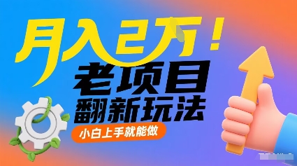 月入2W！老项目翻新玩法，小白上手就能做，非常容易上手-萝卜兔资源站