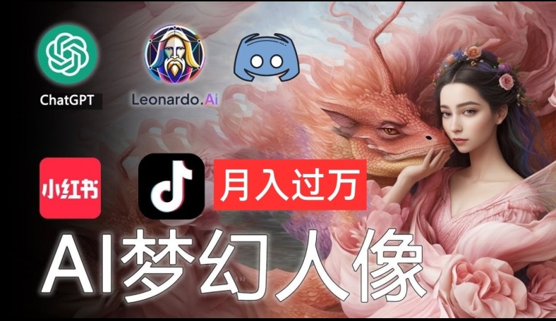 AI摄影梦幻人像：零基础也能月入过万的秘密【揭秘】-萝卜兔资源站