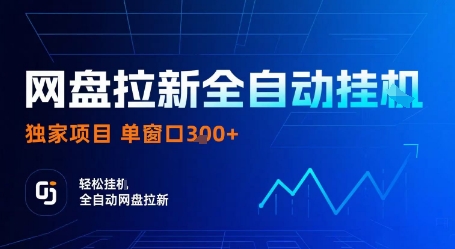 网盘拉新全自动挂G，独家项目，全自动运行完成拉新做任务，单窗口3张+【揭秘】-萝卜兔资源站
