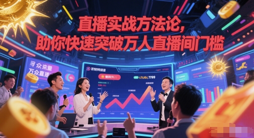 直播实战方法论，助你快速突破万人直播间门槛-萝卜兔资源站