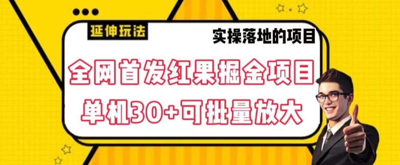 全网首发红果免费短剧掘金项目，单机30+可批量放大【揭秘】-萝卜兔资源站