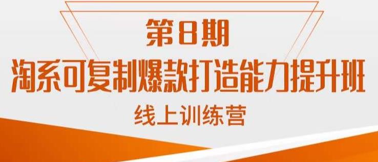 淘系可复制爆款打造能力提升班，这是一套可复制的打爆款标准化流程-萝卜兔资源站