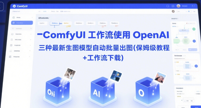 ComfyUI 工作流使用 OpenAI 三种最新生图模型自动批量出图(保姆级教程+工作流下载)-萝卜兔资源站