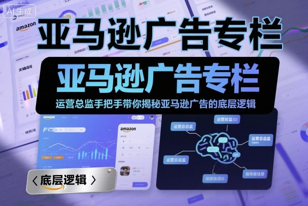 亚马逊广告专栏：运营总监手把手带你揭秘亚马逊广告的底层逻辑-萝卜兔资源站