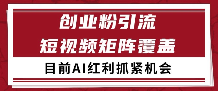小红书某音创业赛道引流获客 自热矩阵日引200+【揭秘】-萝卜兔资源站