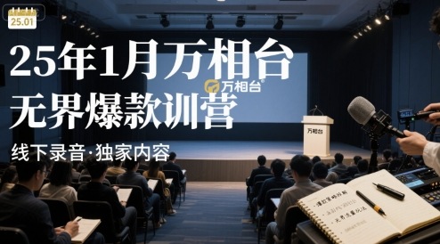 25年1月万相台无界爆款特训营线下录音-萝卜兔资源站