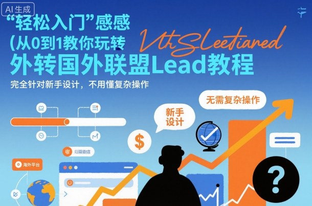国外联盟賺美刀项目，从0到1教你玩转国外联盟Lead教程，纯新手可操作性100%-萝卜兔资源站