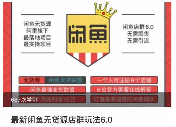 闲鱼无货源店群玩法6.0，无需囤货，无需引流，两个月盈利18W的核心秘籍，所有细节一清二楚-萝卜兔资源站