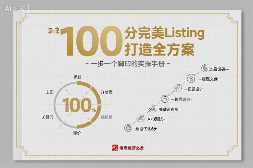 100分完美Listing打造全方案，想要完美listing必须是需要一步一个脚印的-萝卜兔资源站