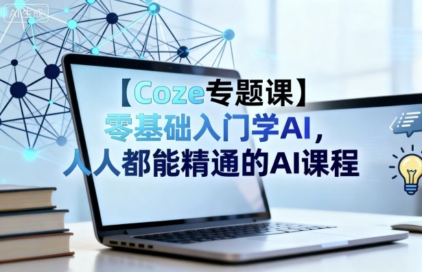 【Coze专题课】零基础入门学AI，人人都能精通的AI课程-萝卜兔资源站