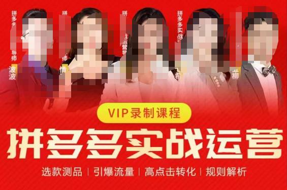 2023推易拼多多实战运营，选款测品、引爆流量、高点击转化、规则解析-萝卜兔资源站