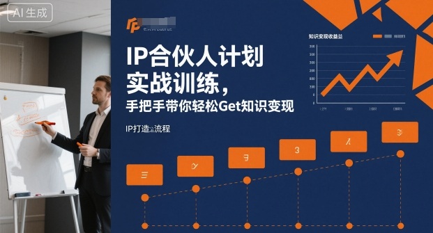 IP合伙人计划实战训练，手把手带你轻松Get知识变现-萝卜兔资源站