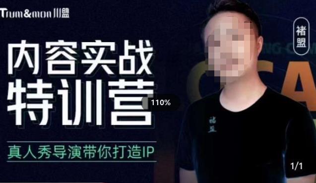 褚盟·内容实战特训营，真人秀导演带你打造探店IP-萝卜兔资源站
