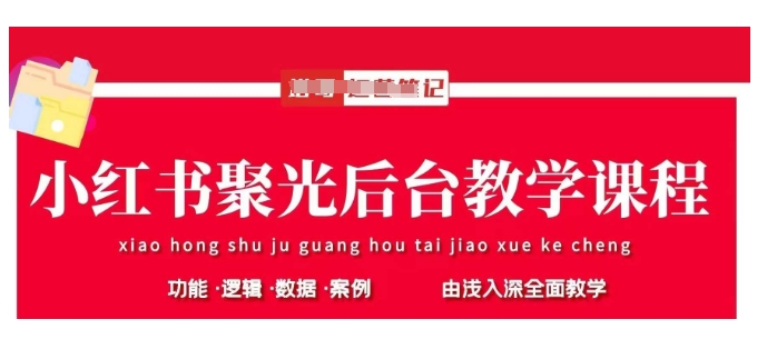 小红书聚光后台教学，小红书聚光投放的基本原理、策略和实践操作-萝卜兔资源站