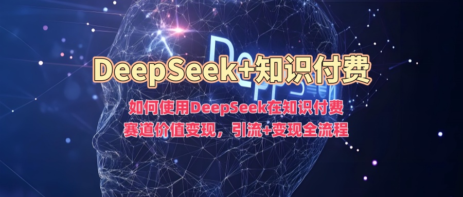 如何使用DeepSeek在知识付费赛道价值变现，引流+变现全流程-萝卜兔资源站