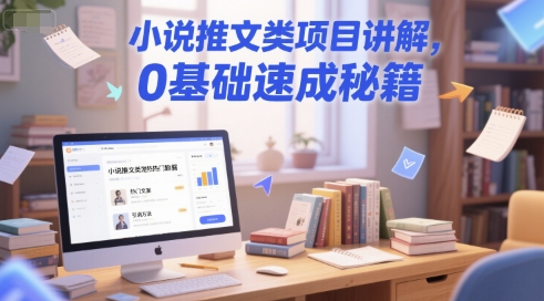 小说推文类项目讲解，0 基础速成秘籍-萝卜兔资源站