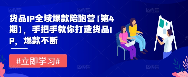货品IP全域爆款陪跑营【第4期】，手把手教你打造货品IP，爆款不断-萝卜兔资源站