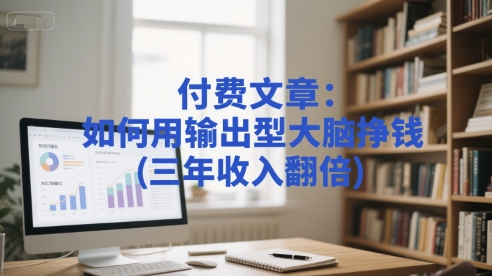 付费文章：如何用输出型大脑挣钱(三年收入翻倍)-萝卜兔资源站