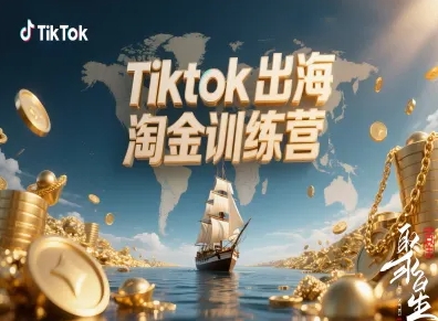 Tiktok出海淘金训练营，跨境电商TK实战变现-萝卜兔资源站