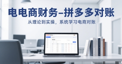 电商财务-拼多多对账，从理论到实操，系统学习电商对账-萝卜兔资源站
