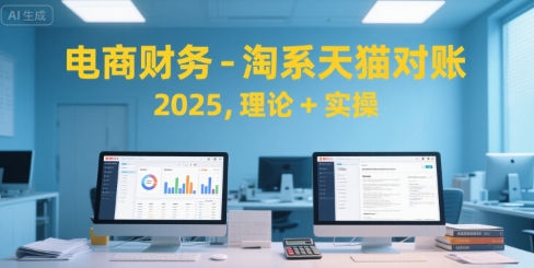 电商财务-淘系天猫对账2025，理论+实操-萝卜兔资源站