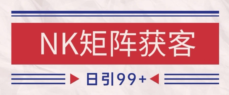 小红书某音NK赛道引流获客 自热矩阵日引200+【揭秘】-萝卜兔资源站