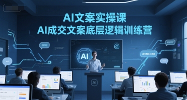 AI文案实操课，AI成交文案底层逻辑训练营-萝卜兔资源站
