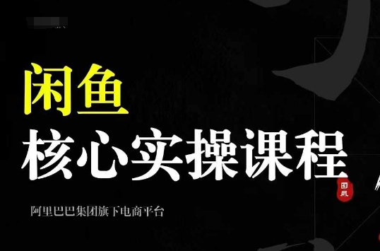 2024闲鱼核心实操课程，从养号、选品、发布、销售，教你做一个出单的闲鱼号-萝卜兔资源站