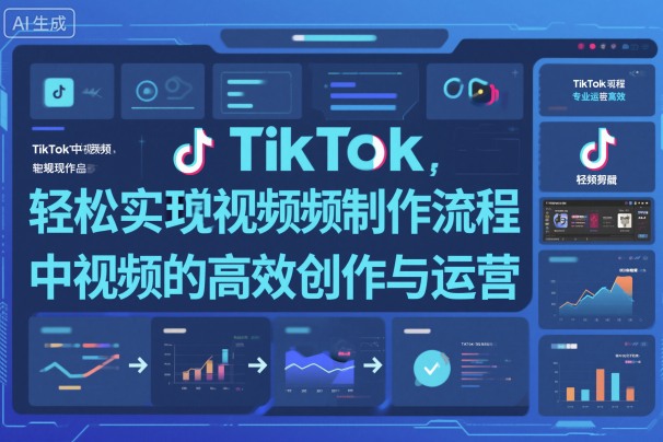 TikTok中视频制做流程,轻松实现Tk中视频的高效创作与运营-萝卜兔资源站