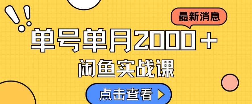 最新闲鱼日入500＋，虚拟资料变现喂饭级讲解-萝卜兔资源站