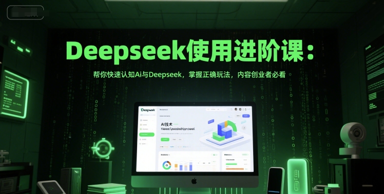 Deepseek使用进阶课：帮你快速认知Ai与Deepseek，掌握正确玩法，内容创业者必看-萝卜兔资源站