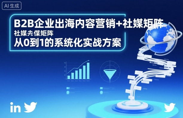 B2B企业出海内容营销+社媒矩阵，从0到1的系统化实战方案-萝卜兔资源站