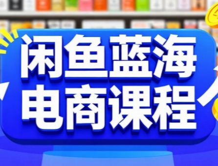 闲鱼蓝海电商课程，手把手助你快速上手，轻松实现闲鱼稳定盈利-萝卜兔资源站